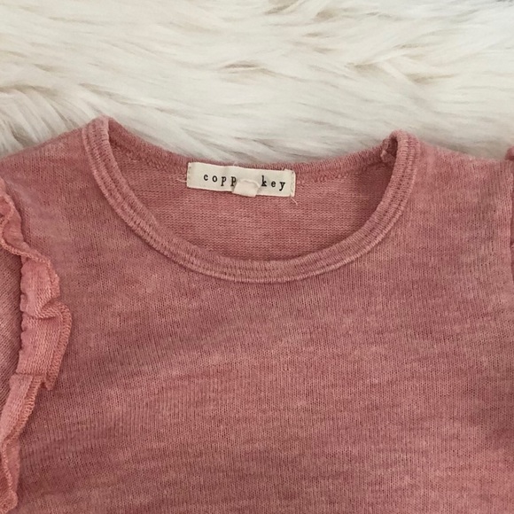 COPPER KEY Toddlers’ Light Pink Sweater Dress M - Picture 4 of 5